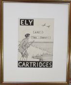 Ely Cartridges advertising design poster