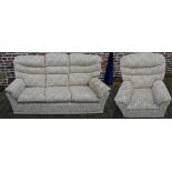 G Plan 3 seater settee and chair