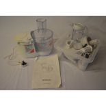 Kenwood food processor with accessories