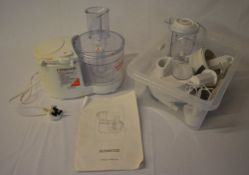 Kenwood food processor with accessories