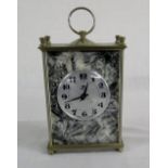 USSR Vega marble cased clock H 17 cm