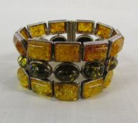 Amber cuff bracelet