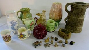 Various ceramics inc Carlton ware, Sylva