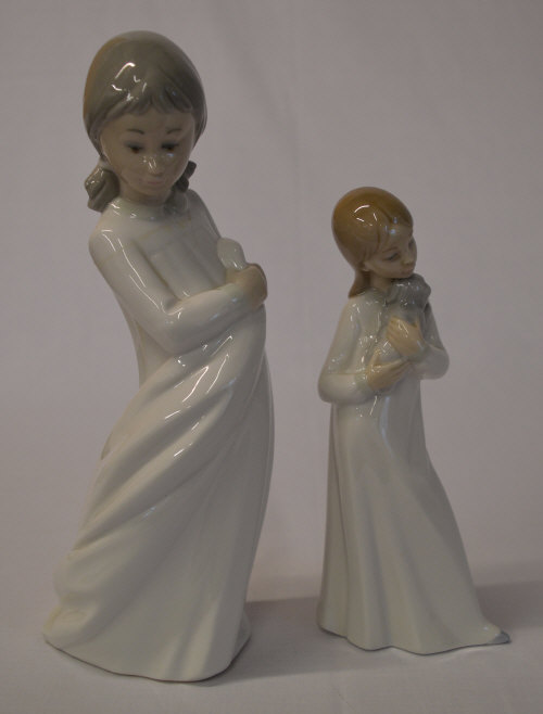 Zaphir & Nao figures of two young girls
