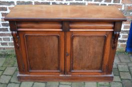 Victorian mahogany chiffonier base