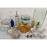 Various ceramics and glass etc inc Falco