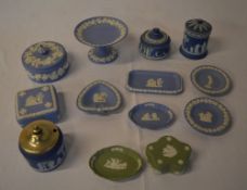 Wedgwood Jasperware including trinket di