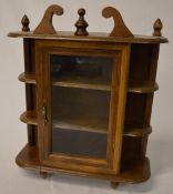 Small wall display cabinet