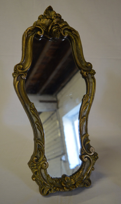 An Art Nouveau style gilt framed dressin