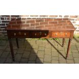 Georgian mahogany serving table with tap