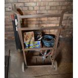 Gas trolley, welding torch pipes etc
