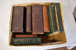 Various old medical books and a Whites d