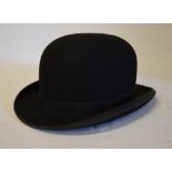 Bowler hat with makers label 'Herbert Jo