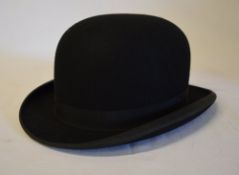 Bowler hat with makers label 'Herbert Jo