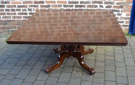 Victorian mahogany tilt top table dining