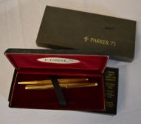 Parker 75 fountain pen and ball point (a