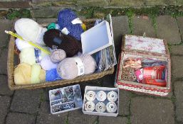 Selection of sewing and knitting items i