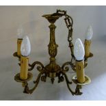 Chandelier with French gilding