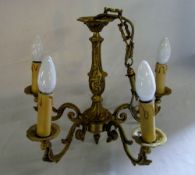 Chandelier with French gilding