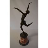 After Bruno Zach, a cast bronze Art Deco