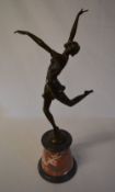 After Bruno Zach, a cast bronze Art Deco