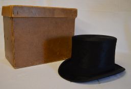 Top hat with makers label 'Kirsop & Son