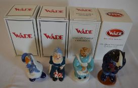 4 Wade figures with boxes including Bert