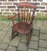 Child's/doll's rocking chair