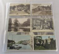 Assorted topographical postcards inc Lyn