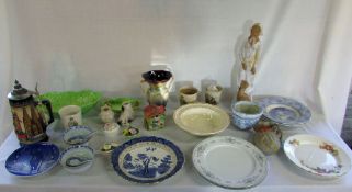 Various ceramics inc Wedgwood, Crown Dev