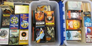 Large quantity of Sci-fi books inc Micha