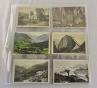 Selection of topographical postcards inc