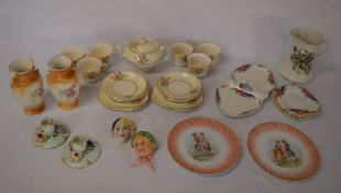 Various ceramics including a tea service