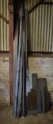 Flat steel plate and angle iron