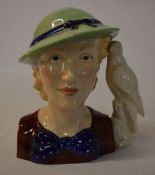 Young Peggy Davies character jug