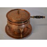 Copper fondue set