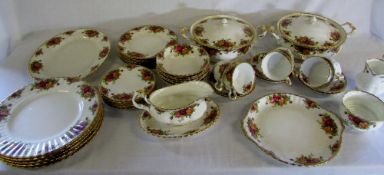 Royal Albert Country Roses part dinner s