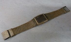 Omega Deville gents gold plated wrist wa