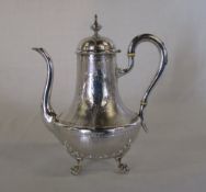 French silver coffee pot weight 12.86 oz