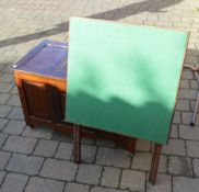 Coffer and folding card table