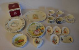 Wedgwood ceramics including Peter Rabbit