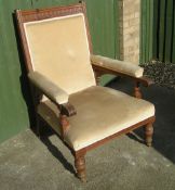 Victorian open armchair