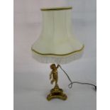 Cherub table lamp