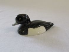 Beswick Tufted duck 'Approved by Peter S