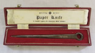 Silver paper knife (replica of a Georgia