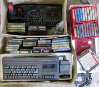 2 ZX Spectrums with cassette games and j