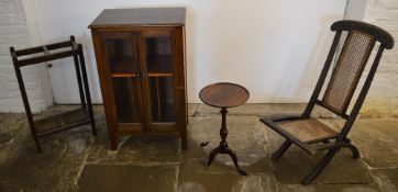 1930s hall stand and cabinet, folding ca