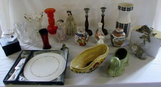 Assorted ceramics and glassware inc Roya