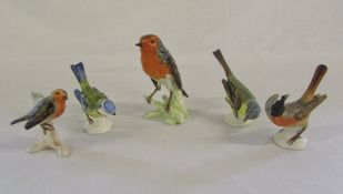 5 Goebel bird figures