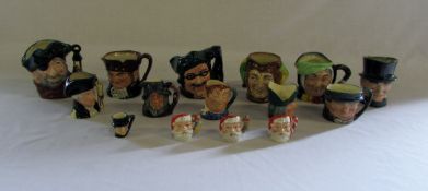 Royal Doulton character jugs inc John Pe